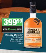 Monkey Shoulder The Original Blended Malt Scotch Whisky-750ml