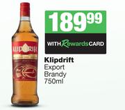 Klipdrift Export Brandy-750ml