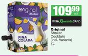 Original Shaken Cocktails-2L Each