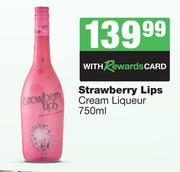 Strawberry Lips Cream Liqueur-750ml