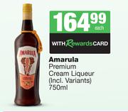 Amarula Premium Cream Liqueur-750ml Each