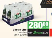 Castle Lite Handies-24 x 330ml Per Case