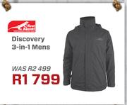 First Ascent Discovery 3 In 1 Mens