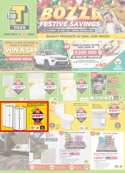 Top T Tiles : Festive Savings (15 November - 31 December 2024), page 1