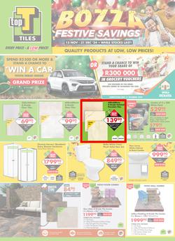 Top T Tiles : Festive Savings (15 November - 31 December 2024), page 1