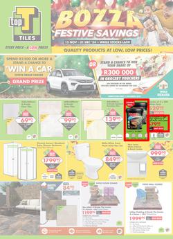 Top T Tiles : Festive Savings (15 November - 31 December 2024), page 1