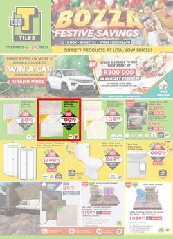Top T Tiles : Festive Savings (15 November - 31 December 2024), page 1