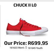 Converse Chuck II LO For 161633 Men's/161645 Youth