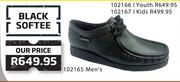 Grasshoppers Black Softee For Men 102165