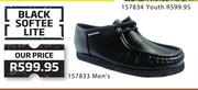 Grasshoppers Black Softee Lite For Men 157834
