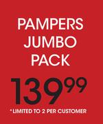 Pampers Jumbo Pack
