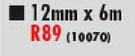 Square Bar 12mmx6m