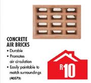Concrete Air Bricks