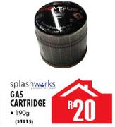 Splashworks Gas Cartridge-190g