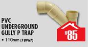 PVC Underground Gully P Trap-110mm