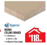 Gyproc Rhino Ceiling Board-Ea