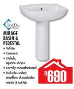Betta Mirage Basin & Pedestal