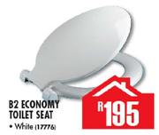 B2 Economy White Toilet Seat