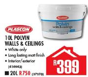 Plascon 10Ltr Polvin Walls & Ceilings