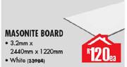 Masonite Board-Ea
