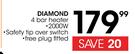 Diamond 4 Bar Heater