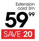 Extension Cord 3m