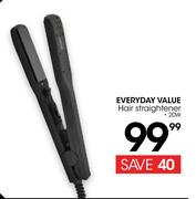 Everyday Value Hair Straightener 20W