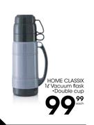 Home Classix 1Ltr Vacuum Flask-Each
