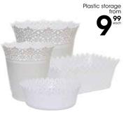 Plastic Storage-Each