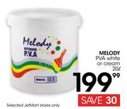 1Melody PVA White Or Cream-20Ltr