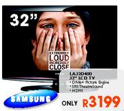 Samsung 32" LCD TV(LA32D400)