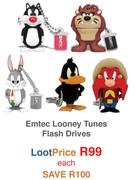 Emtec Looney Tunes Flash Drives-Each