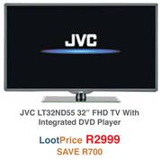 JVC 32" FHD TV With Integrated DVD Player LT32ND55