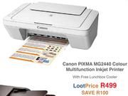 Canon Pixma MG2440 Colour Multifunction Inkjet Printer With Free Lunchbox Cooler