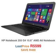 HP Notebook 255 G4 15.6" AMD A6 Notebook