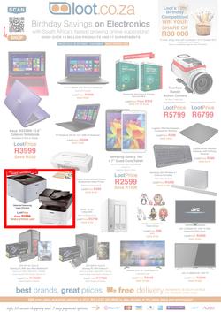 Loot : Birthday Savings on Electronics (20 Oct - 2 Nov 2015), page 1