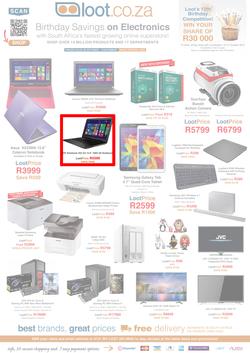 Loot : Birthday Savings on Electronics (20 Oct - 2 Nov 2015), page 1