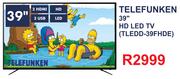 Telefunken 39" HD LED TV TLEDD-39FHDE
