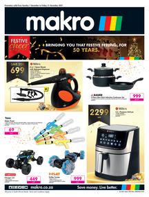 Makro : Appliances & Toys (07 December - 31 December 2021)