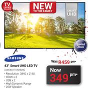 Samsung 43" Smart UHD LED TV UA43NU7100KBXA