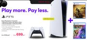 Sony Playstation 5 Console + Ratchet & Clank: Rift Apart + Mortal Konbat 11 Ultimate (PS5)