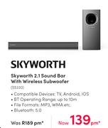 Skyworth 2.1 Sound Bar With Wireless Subwoofer SS330