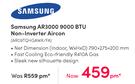 Samsung AR3000 9000 BTU Non Inverter Aircon AR09TQHGAWK/FA