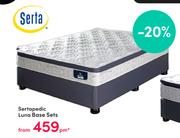 Serta Pedic Luna Base Sets