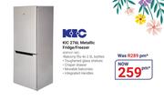 KIC 276L Metallic Fridge/Freezer KBF631 ME