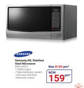 Samsung 40L Stainless Steel Microwave ME9144ST