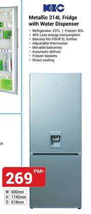 Kic fridge shop power consumption