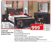 Caroline 5 Piece Queen Size Bedroom Suite