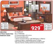 Melissa 5 Piece Queen Size Bedroom Suite