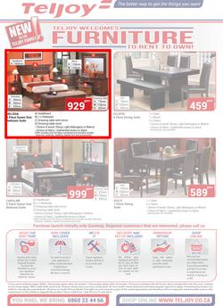 Teljoy : Welcomes Furniture (1 July - 31 July 2015), page 1